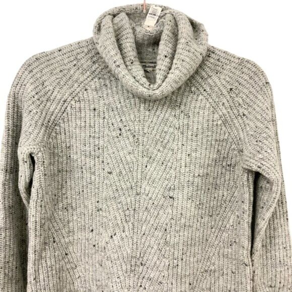 Madewell Donegal Mercer Wool Blend Cozy Turtleneck Sweater - Picture 7 of 7